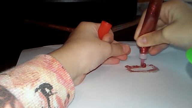 Рисую гелью с блёстками смотреть онлайн