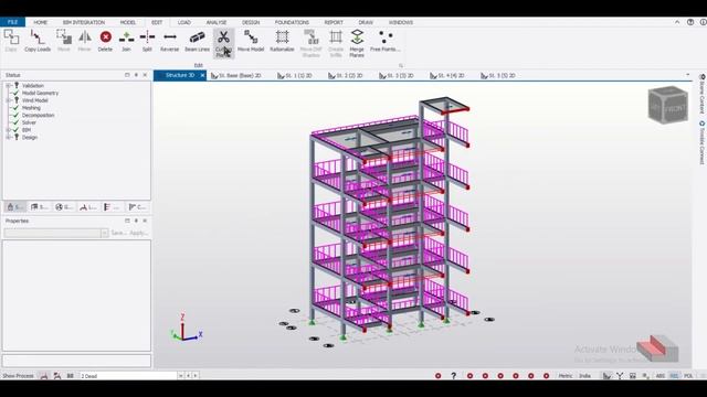 Tekla Structural Designer || Cutting Planes || Cutting Sections in TSD Model смотреть онлайн