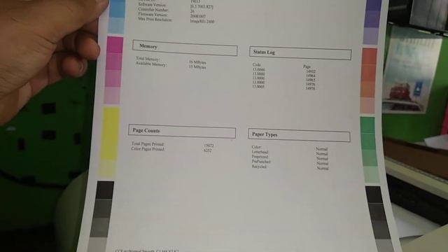 Hp Colour Laserjet CP1215 Printing Quality Test - Self Test смотреть онлайн