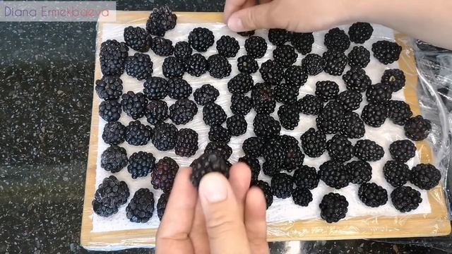 Заморозка ежевики на зиму. Мұздатылған қара бүлдірген. Қазақша рецепт. смотреть онлайн