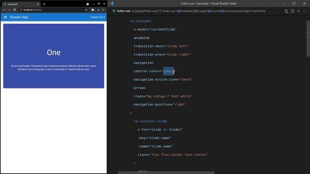 Learn Quasar Components - QCarousel смотреть онлайн