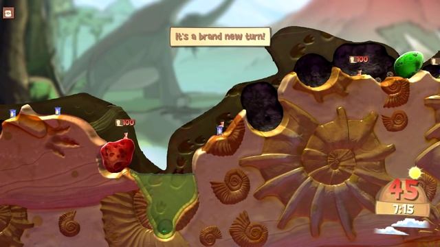[254] Chain Mines! (Worms: Clan Wars) смотреть онлайн