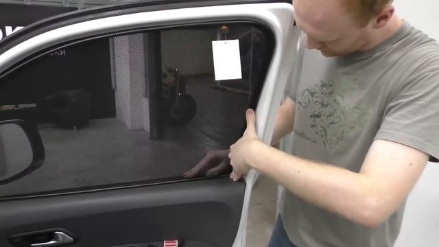 Установка шторок Трокот на Амарок смотреть онлайн