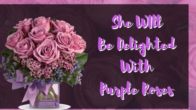 Two Dozen Beautiful Purple Roses for Delivery in Houston Pasadena Deer Park смотреть онлайн