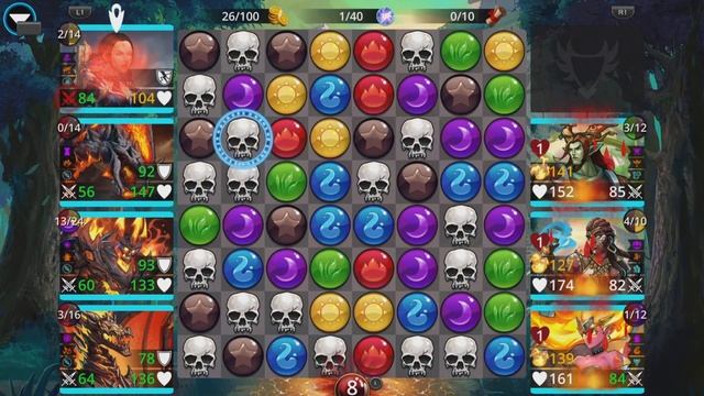 Gems of War Flaming 'Eck 2 Explore Level 12 PVP team guide and strategy! смотреть онлайн