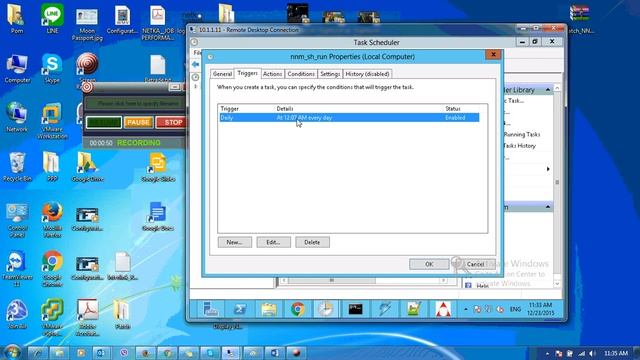 NNM - Change schedule interval to backup configuration смотреть онлайн
