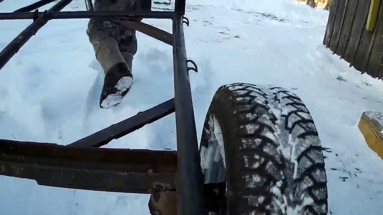 Кручу-верчу прицеп, проверяю ход. Всё отлично! смотреть онлайн