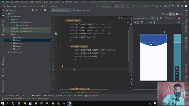 UI Design শিখুন সম্পূর্ণ বাংলাতে। (Card view) 2022 Update смотреть онлайн