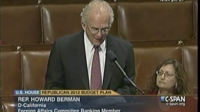 Rep. Howard Berman Denounces the Republican 2012 budget смотреть онлайн
