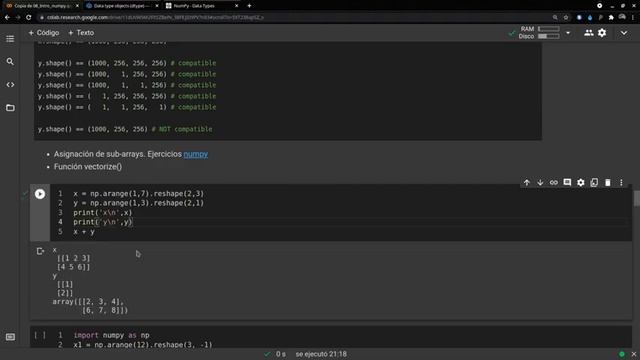 Introducción a la programación en python - Introducción a numpy смотреть онлайн
