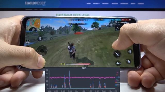 Oppo A54s - Free Fire MAX | GAMING Test + FPS GRAPH | Helio G35 | $180 Device смотреть онлайн
