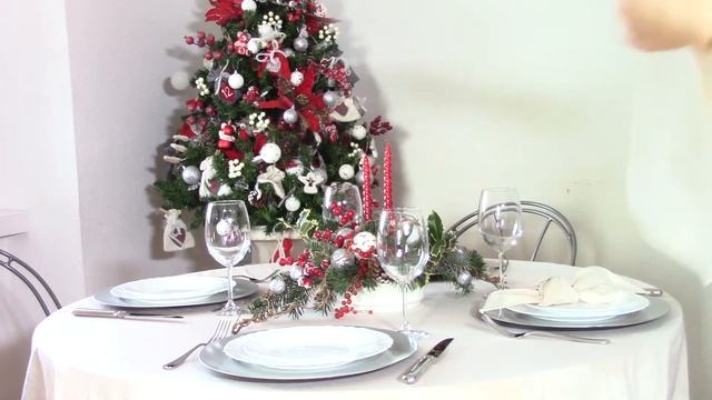 НОВОГОДНИЙ ДЕКОР СТОЛА | Christmas table decor DIY смотреть онлайн