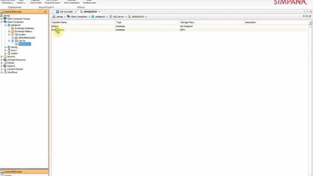 Commvault Simpana - MSSQL Integration смотреть онлайн