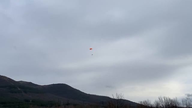 Посадка Геоскан 201 на парашюте смотреть онлайн