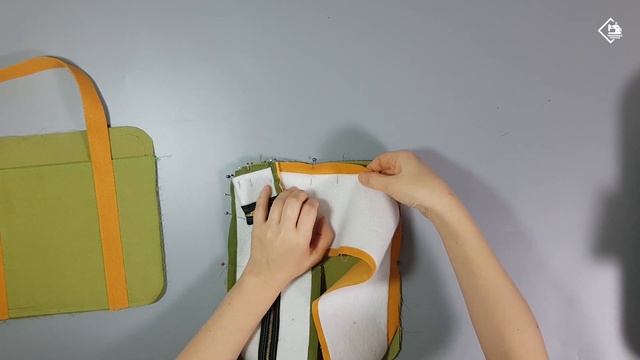 DIY/ MINI BOSTON BAG/ 심플한 미니 보스턴백 만들기/ 앞 뒤 포켓이 있는 토트백 만들기/ sewing/ tutorial [Tendersmile Handmade] смотреть онлайн