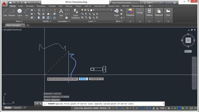Learning Autodesk AutoCAD 2015 Mirror смотреть онлайн