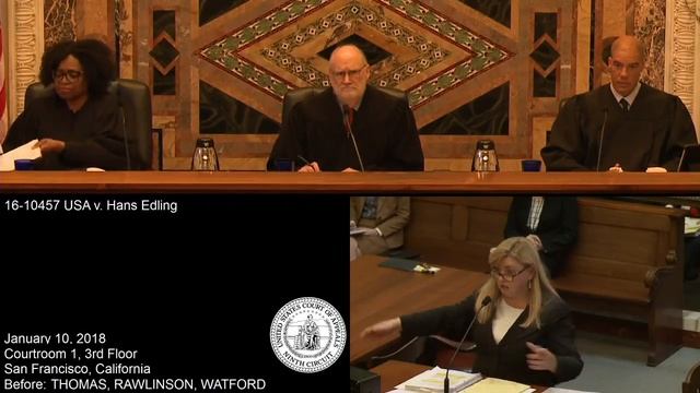 16-10457 USA v. Hans Edling смотреть онлайн