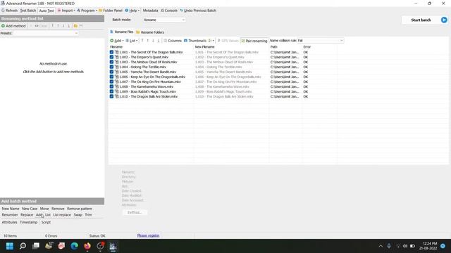 Rename Multiple Files at once with Advanced Renamer смотреть онлайн