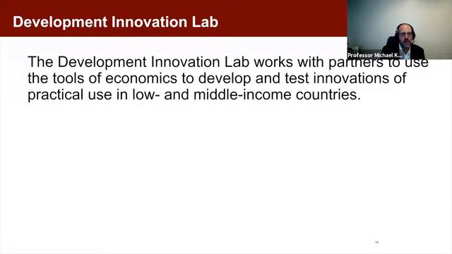 Alleviating Poverty: Development Innovation & Experimental Method—Michael Kremer 2021 Harper Lectur