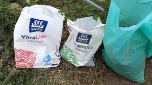 Основное внесение минеральных и органических удобрений под малину и ежевику