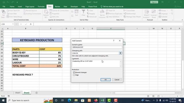 How to use scenario manager in excel-2022 | scenario manager in bangla. смотреть онлайн