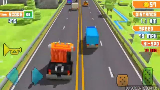 Начинаем играть в Blocky Highway смотреть онлайн