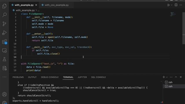 Как работает Context Manager с With в Python смотреть онлайн
