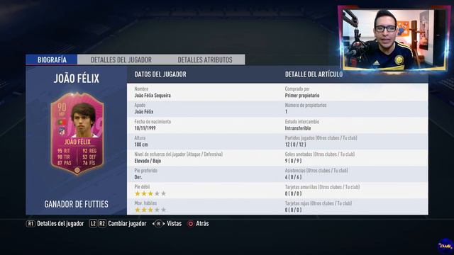 ⚽️ REVIEW DE JOAO FELIX Y GEOFFREY KONDOGBIA FUTTIES ⚡️ OBJETIVOS SEMANALES | FIFA 19 смотреть онлайн