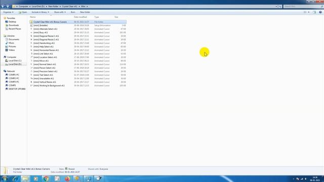 How to set crystal clear mouse cursor in one click ?| Animated crystal clear cursor set | technical смотреть онлайн