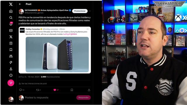 💥¡BOOM! PS5 PRO FILTRADA, DATOS TÉCNICOS Y FECHA DE LANZAMIENTO, HELLBLADE 2 , PERSONA 6 skyhammer смотреть онлайн