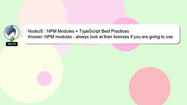 NodeJS : NPM Modules + TypeScript Best Practices смотреть онлайн