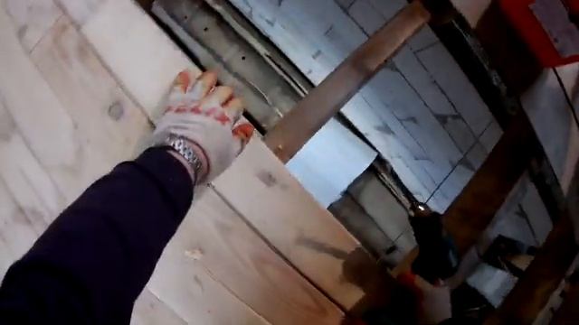 Пол из обрезной доски. Подгонка, укладка, монтаж. смотреть онлайн