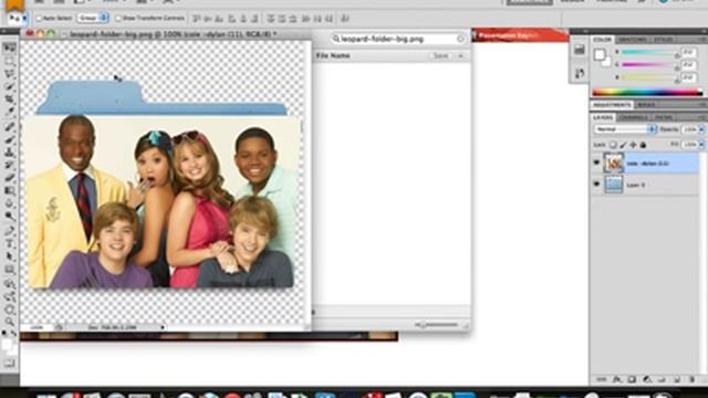 Making folder icons in Photoshop for Mac смотреть онлайн