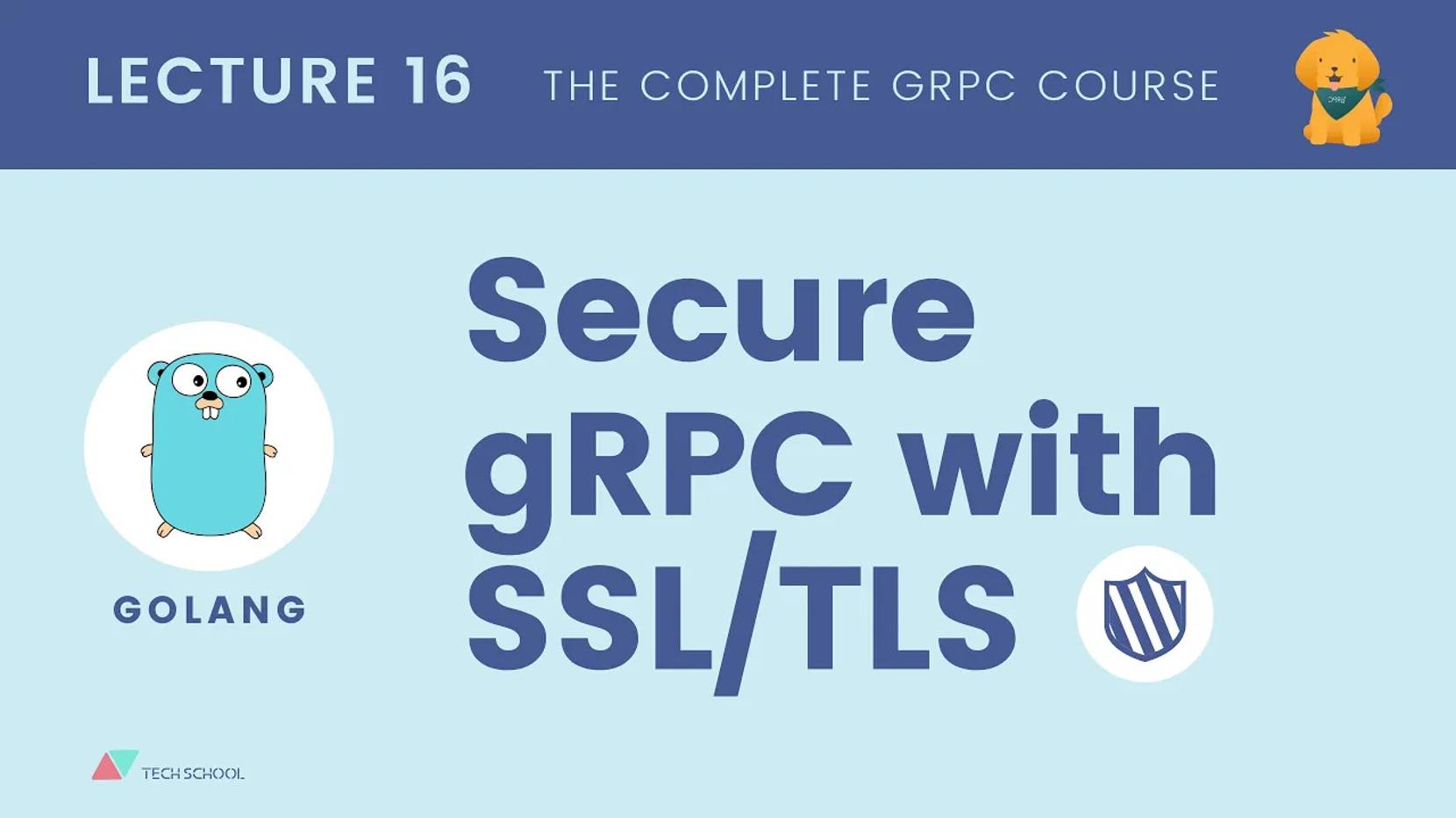 TECH SCHOOL - [gRPC #16.1] Secure gRPC connection with SSL⧸TLS - Golang смотреть онлайн