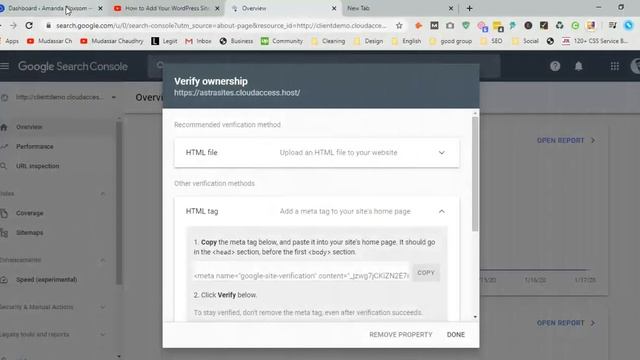 How to add wordpress site in google search console смотреть онлайн
