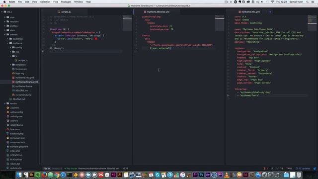 Drupal 8 - How To Add JavaScript To A Theme смотреть онлайн