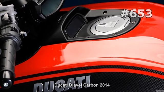 #653. Крутой мотоцикл Ducati Diavel Carbon 2014 смотреть онлайн