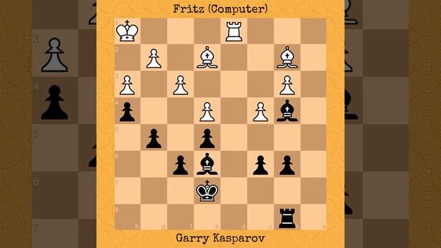 Fritz (Computer) vs Garry Kasparov | Intel World Chess Express Challenge, 1994 #chess смотреть онлайн
