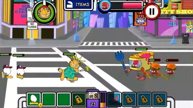 Garfields Defense 2, The Food Invaders Strike Back смотреть онлайн