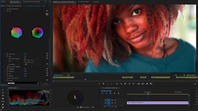 Skin tone and color adjustment using the HSL controls in Colorista and Magic Bullet Looks смотреть онлайн