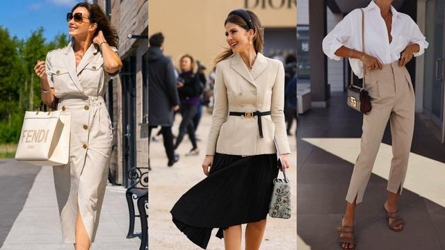 ШИКАРНЫЙ ЭЛЕГАНТНЫЙ СТИЛЬ НА ЛЕТНИЙ СЕЗОН/ЖЕНСКАЯ МОДА смотреть онлайн