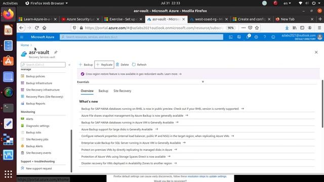 AZ 303/304 Prepare for disaster recovery with Azure Site Recovery, Replication, Recovery Plan - LAB смотреть онлайн