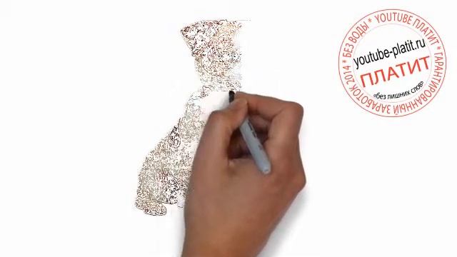 Нарисованные карандашом собаки Как нарисовать карандашом праздничного щенка смотреть онлайн