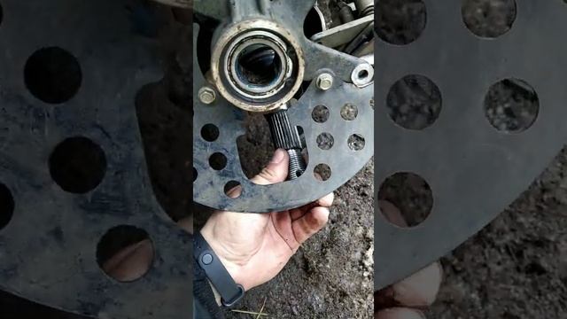квадроцикл сф мото х5НО, смазка ступичных подшипников. смотреть онлайн