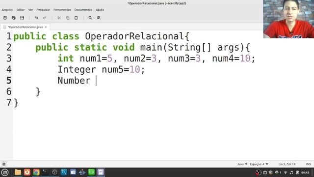 Certificação Java 17 - Operadores Relacionais смотреть онлайн