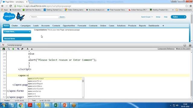 Salesforce How to Load popup dialog box using java смотреть онлайн