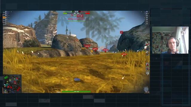 ЗДЕСЬ ВИКТОР ОБЕЩАЛ НЕ СДЕРЖИВАТЬСЯ / World of Tanks Blitz смотреть онлайн