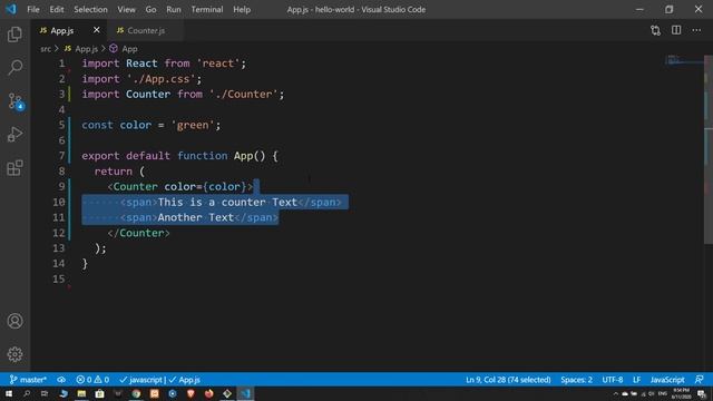 7 Component Props | React Js смотреть онлайн