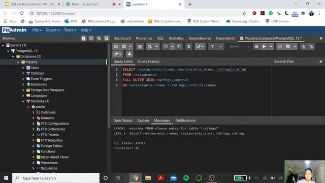 NUS Statistics Society - SQL for Data Science 102 смотреть онлайн