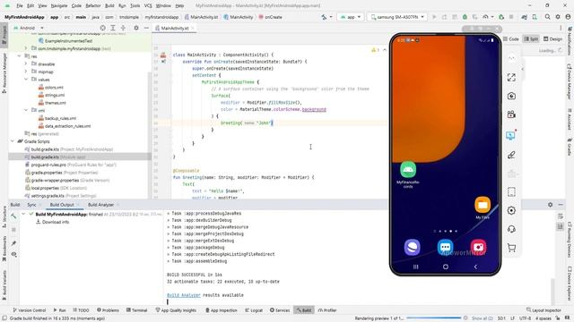 Android Studio - Android Jetpack Compose - Creating Your First Android App - For Beginners смотреть онлайн